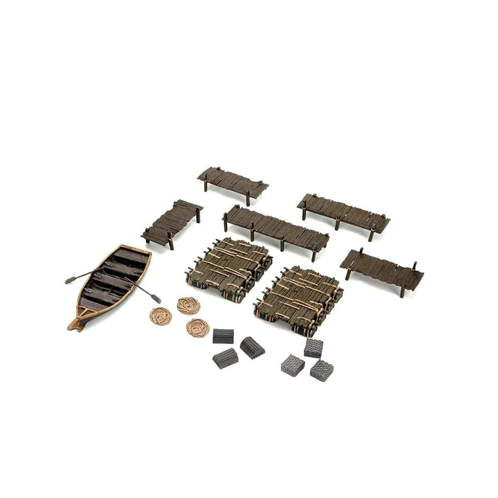 WarLock Tiles: Accessory - Spelunker`s Docks Miniatures Alliance Games Distribution