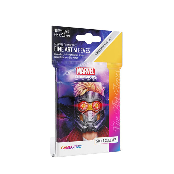 Marvel Champions Fine Art Sleeves: Star-Lord Accessories Asmodee