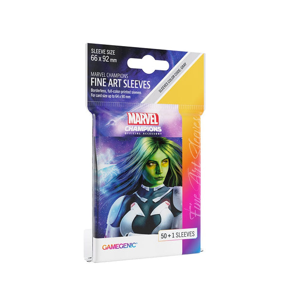 Marvel Champions Fine Art Sleeves: Gamora Accessories Asmodee