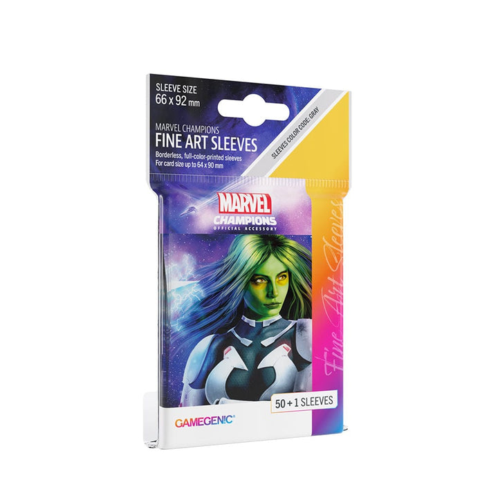 Marvel Champions Fine Art Sleeves: Gamora Accessories Asmodee