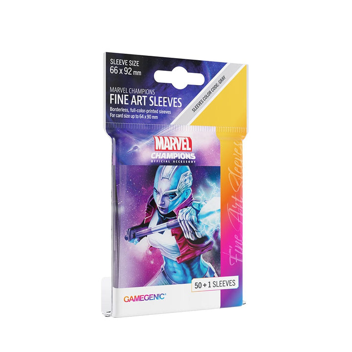 Marvel Champions Fine Art Sleeves: Nebula Accessories Asmodee