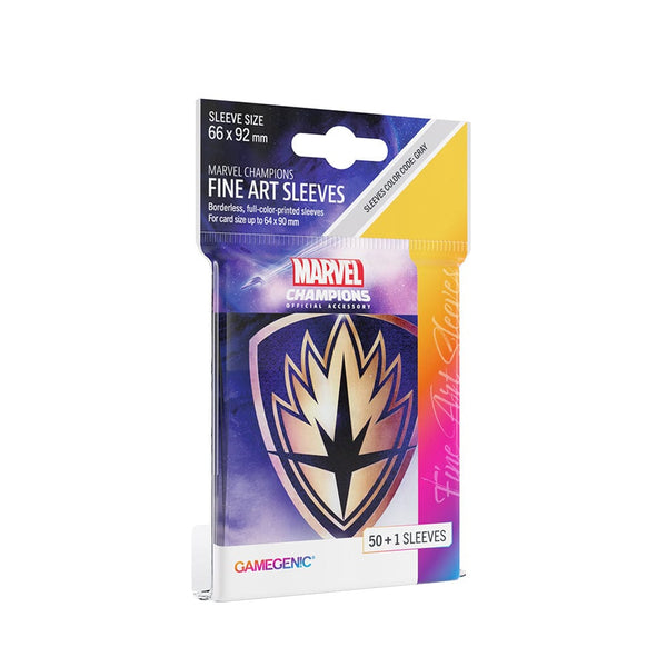 Marvel Champions Fine Art Sleeves: Guardians of the Galaxy Logo Accessories Asmodee