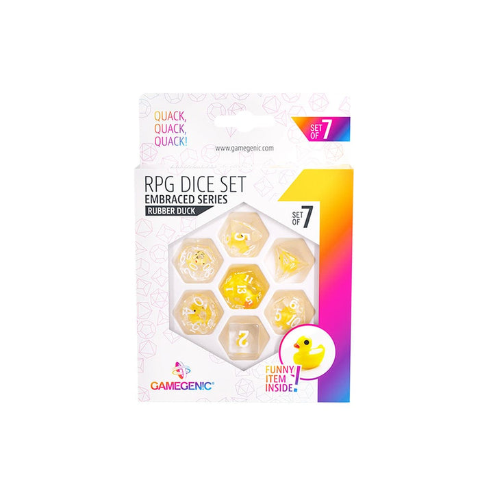 Embraced Series - Rubber Duck - RPG Dice Set (7pcs) Accessories Asmodee