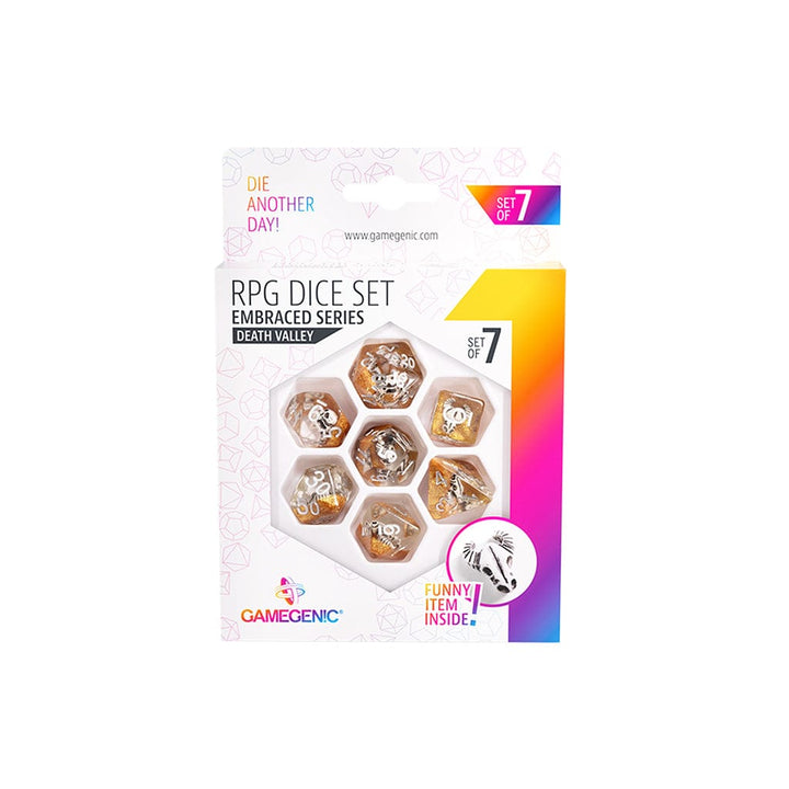 Embraced Series - Death Valley - RPG Dice Set (7pcs) Accessories Asmodee