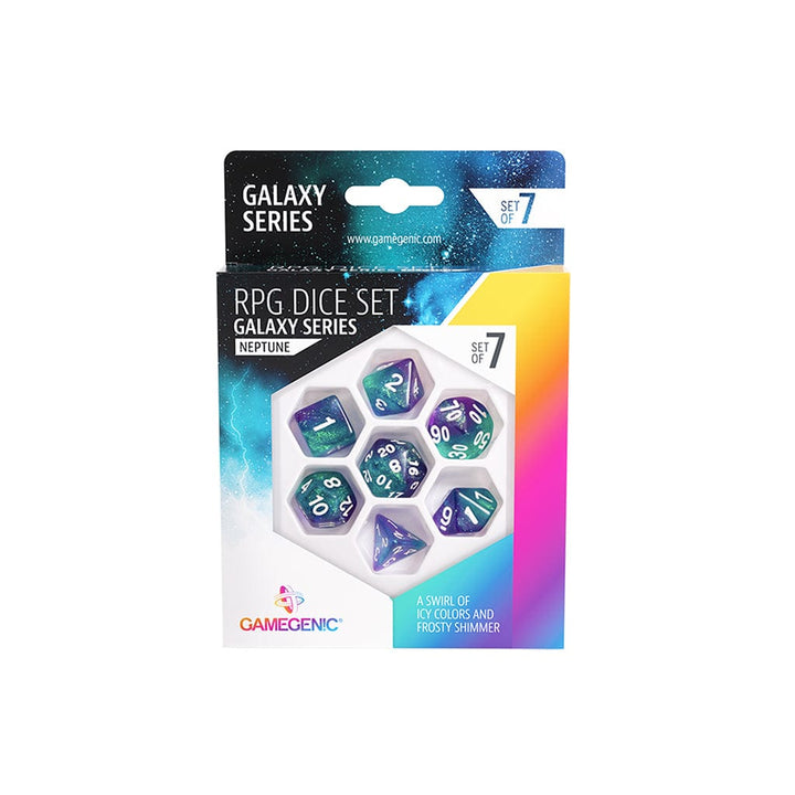 Galaxy Series - Neptune - RPG Dice Set (7pcs) Accessories Asmodee