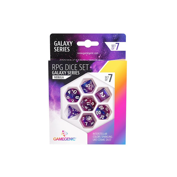 Galaxy Series - Nebula - RPG Dice Set (7pcs) Accessories Asmodee