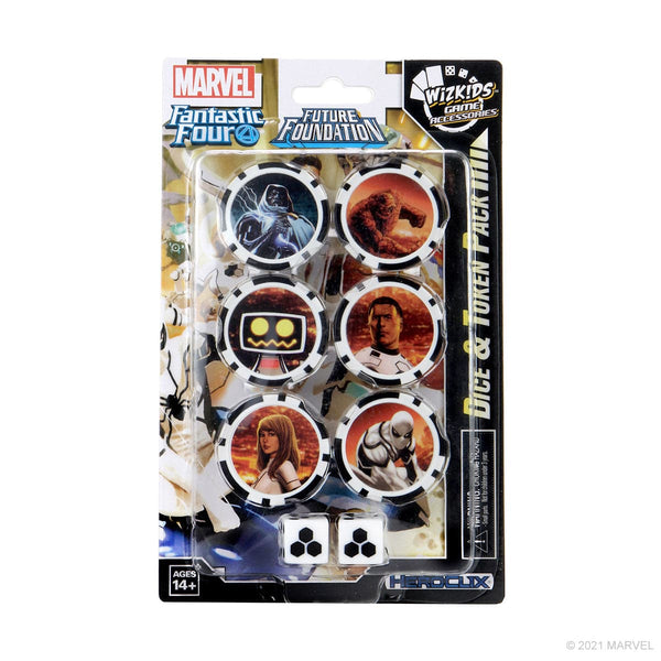 HeroClix: Fantastic Four Future Foundation Dice & Token Pack Accessories Alliance Games Distribution