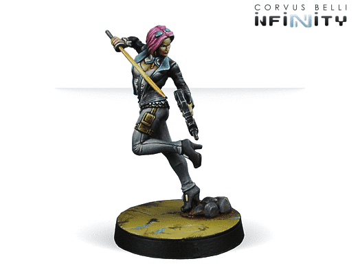 Miranda Ashcroft, Authorized Bounty Hunter (Combi Rifle) NA2 Model Kit Corvus Belli