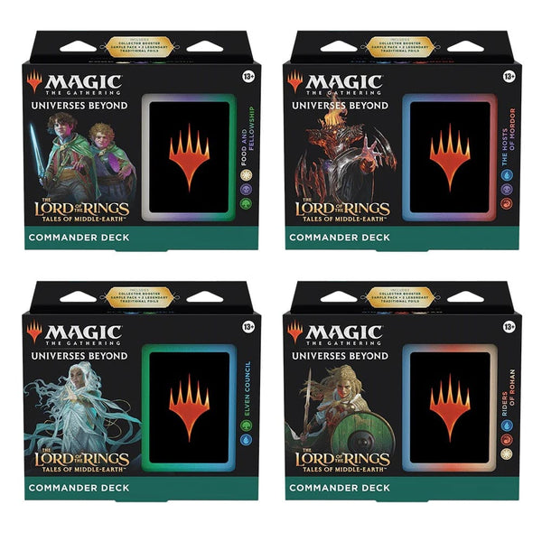 MTG The Lord of the Rings: Tales of Middle-Earth Commander Decks (Set Flipside Gaming MTG The Lord of the Rings: Tales of Middle-Earth Commander Decks (Set Flipside Gaming