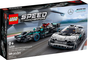 LEGO® Speed Champions Mercedes AMG F1 W12 E Performance & Mercedes AMG Project One 76909