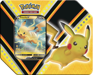 Pokemon TCG Pikachu V Power Tin