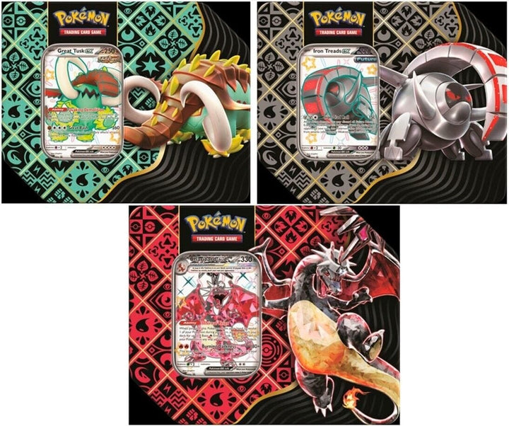 Pokemon Paldean Fates -Set of 3- Tins Non-Singles The Pokemon Company
