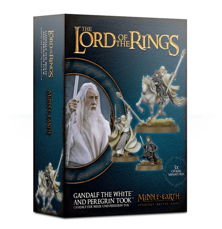 Gandalf the White and Peregrin Took Model Kit Games Workshop