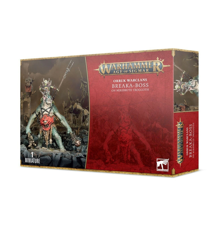 Breaka-Boss on Mirebrute Troggoth Orruk Warclans Model Kit Games Workshop