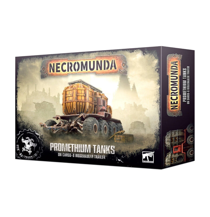 Promethium Tanks on Cargo-8 Ridgehauler Trailer Necromunda Model Kit Games Workshop