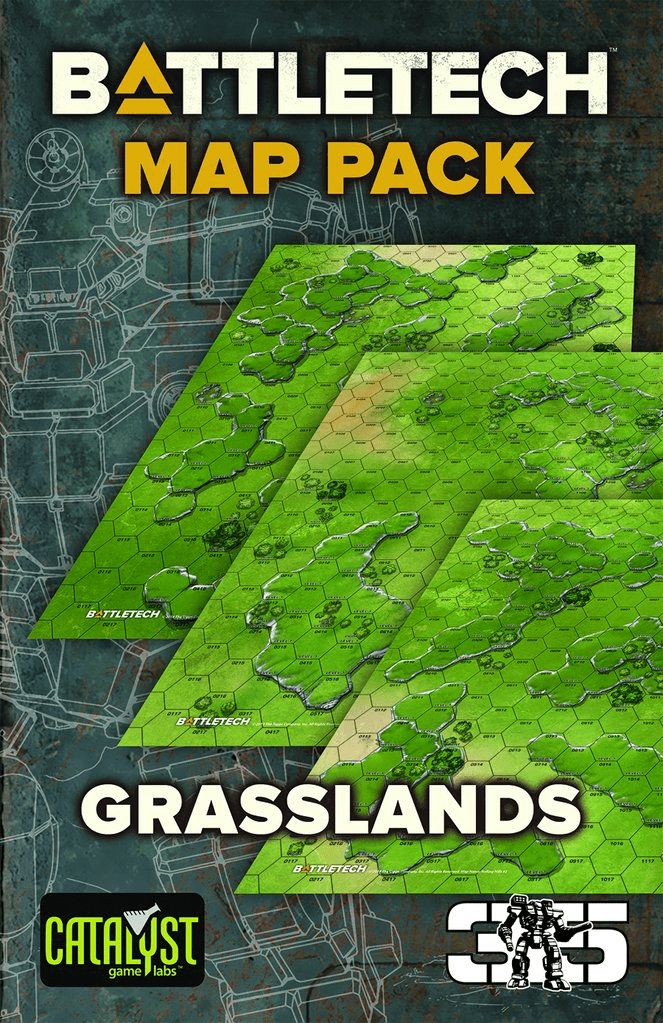 BattleTech: Map Set Grasslands Accessories Alliance Games Distribution