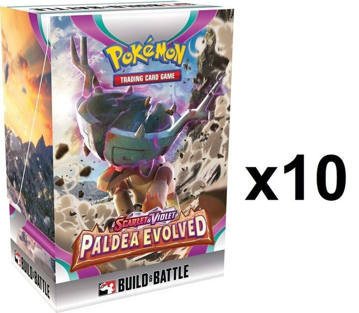 Pokemon Paldea Evolved [x10] Build & Battle Box Display Non-Singles The Pokemon Company