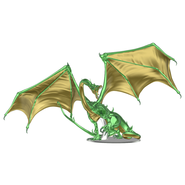 D&D: Adult Emerald Dragon Miniatures Alliance Games Distribution