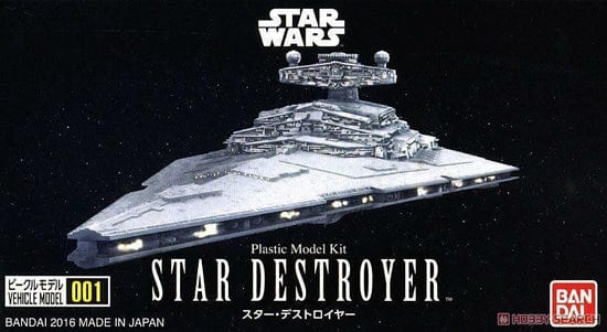 Star Wars Model Kit: Vehicle Model 001 Star Destroyer Model Kit Bandai Namco