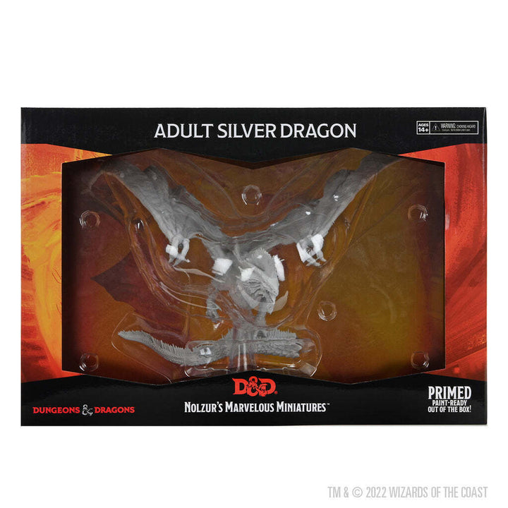 Nolzur's Marvelous Unpainted Miniatures - Adult Silver Dragon Miniatures Alliance Games Distribution