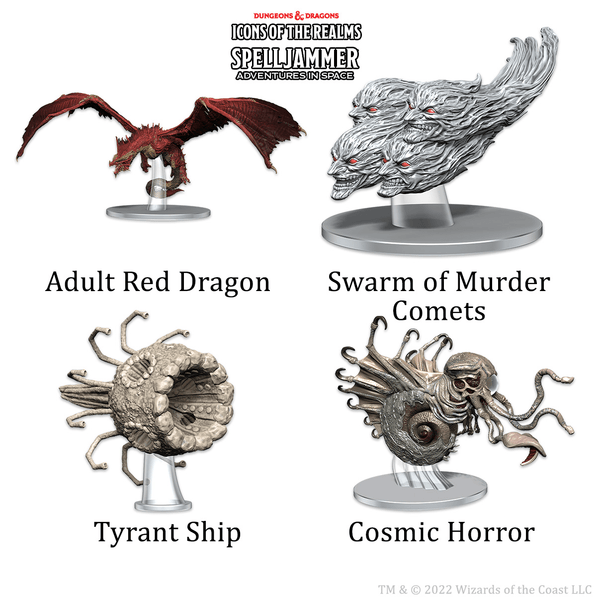 D&D: Ship Scale Threats from the Cosmos Miniatures Alliance Games Distribution