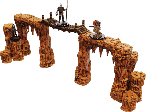 WarLock Tiles: Accessory - Dripstone Bridges Miniatures Alliance Games Distribution