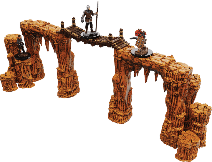 WarLock Tiles: Accessory - Dripstone Bridges Miniatures Alliance Games Distribution