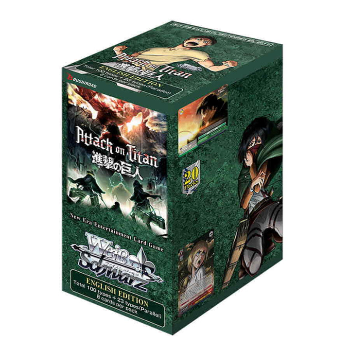 Weiss Schwarz: Attack On Titan Vol.2 (English Reprint) Booster Box Non-Singles Bushiroad