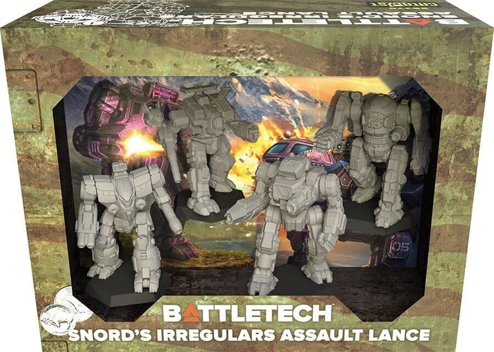 BattleTech: Force Pack - Snords Irregulars Assault Lance Model Kit Alliance Games Distribution