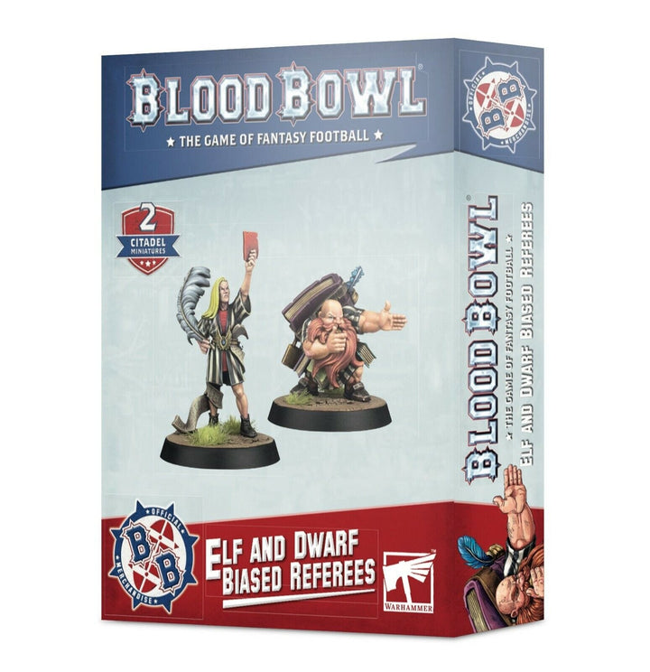 Elf and Dwarf Biased Referees Blood Bowl Model Kit Games Workshop