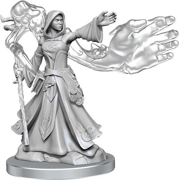 D&D Frameworks: W01 Elf Wizard Female Miniatures Alliance Games Distribution