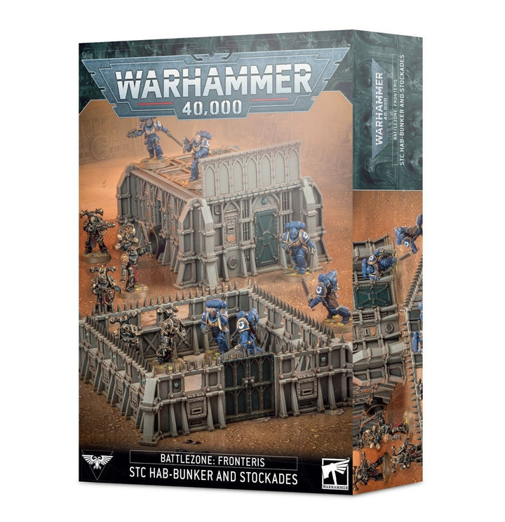 STC Hab-Bunker and Stockades battlezone: Fronteris Model Kit Games Workshop
