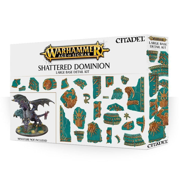 Shattered Dominion Large Base Detail Kit Accessories Games Workshop