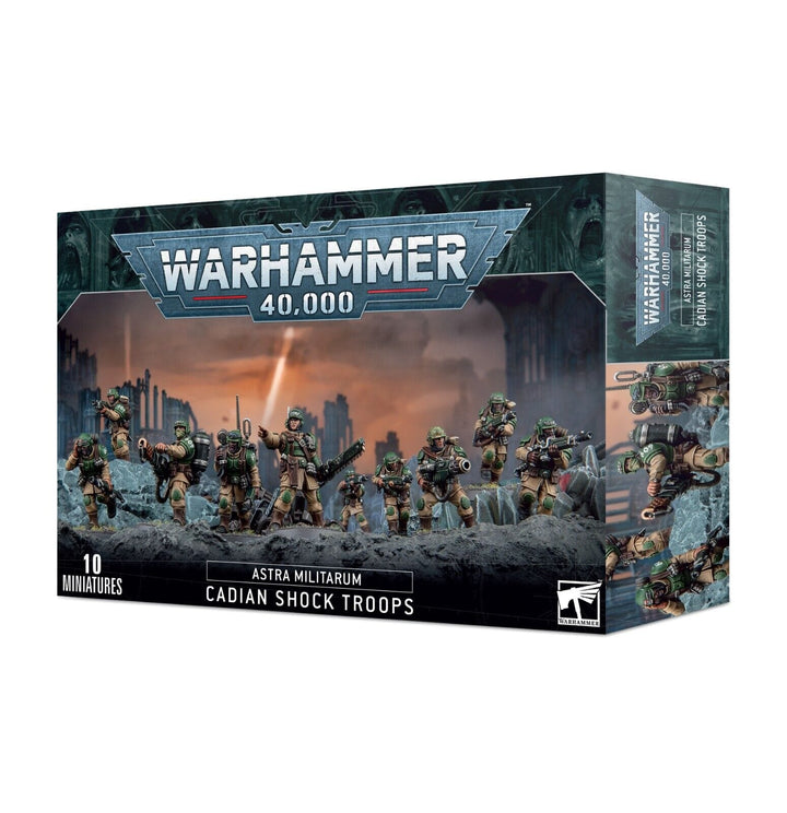 Cadian Shock Troops Astra Militarum Model Kit Games Workshop