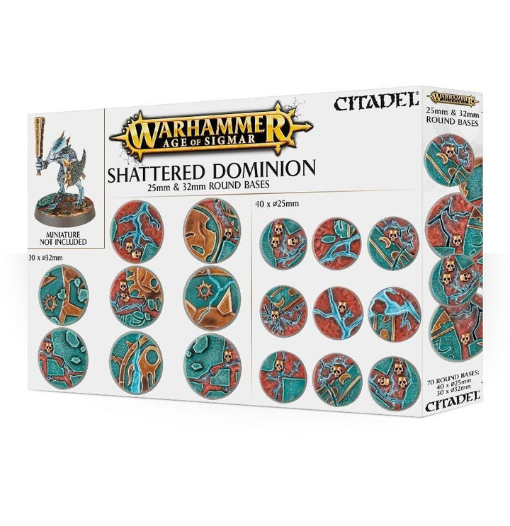 Shattered Dominion 25mm & 32mm Bases Accessories Games Workshop