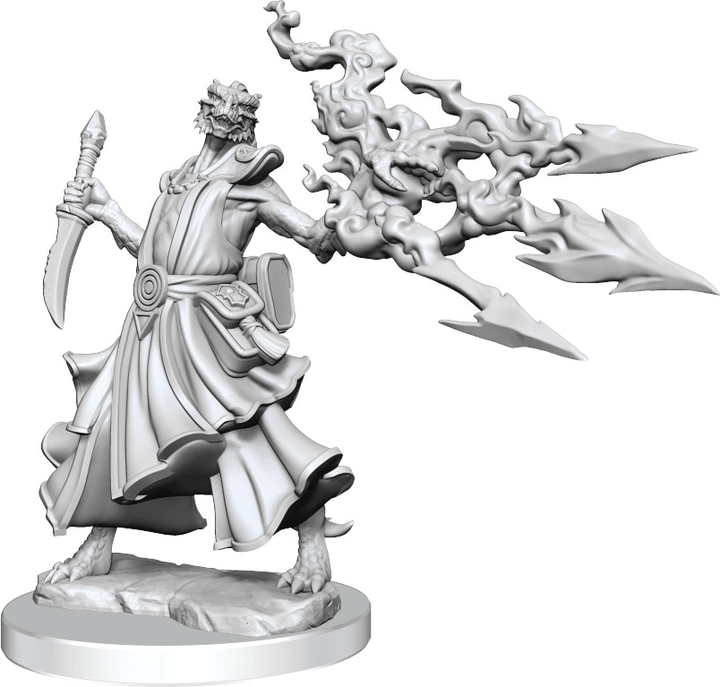 D&D Frameworks: W01 Dragonborn Sorcerer Female Miniatures Alliance Games Distribution