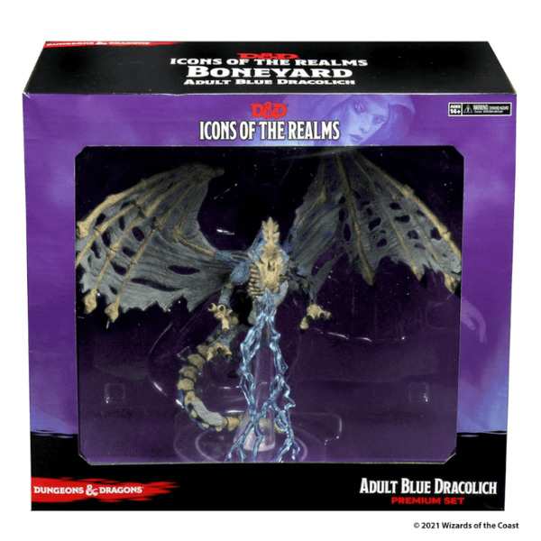D&D: Boneyard - Blue Dracolich Miniatures Alliance Games Distribution