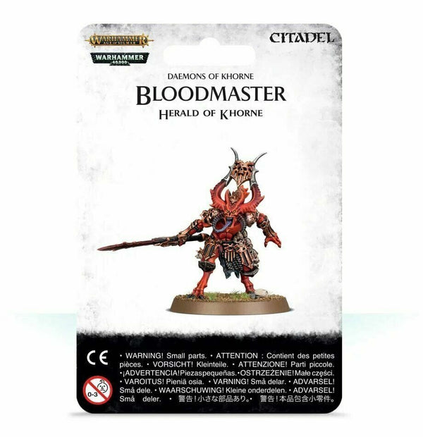Bloodmaster Herald of Khorne Daemons Model Kit Games Workshop