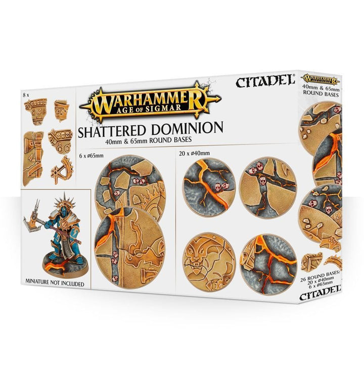 Shattered Dominion 40 & 65mm Round Bases Accessories Games Workshop