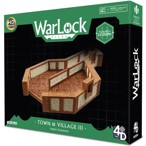 WarLock Tiles: Town & Village III - Angles Miniatures Alliance Games Distribution