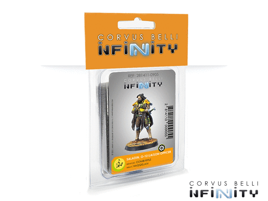 Saladin, O-12 Liaison Officer (Combi Rifle) Haqqislam Model Kit Corvus Belli