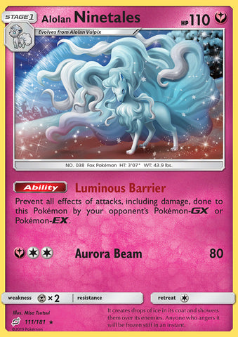 Alolan Ninetales GX - PTCGL Pokemon Codes