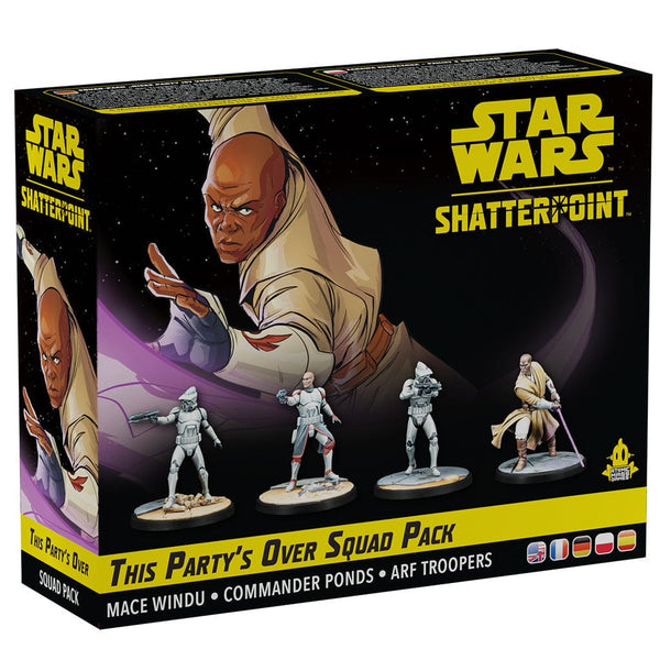 Star Wars: Shatterpoint - This Party's Over: Mace Windu Squad Pack Model Kit Asmodee