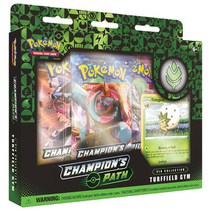 Pokemon TCG Champion's Path Pin Collection Turffield Gym