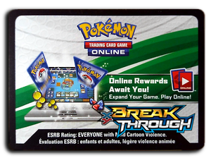 Pokemon TCG Online BreakThrough Booster Pack Code